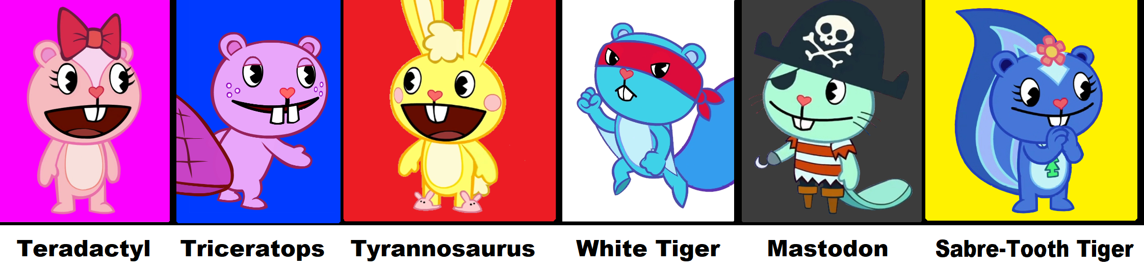 Power Rangers Tree Happy Tree friends as Power Rangers by Ronboy793 on DeviantArt
