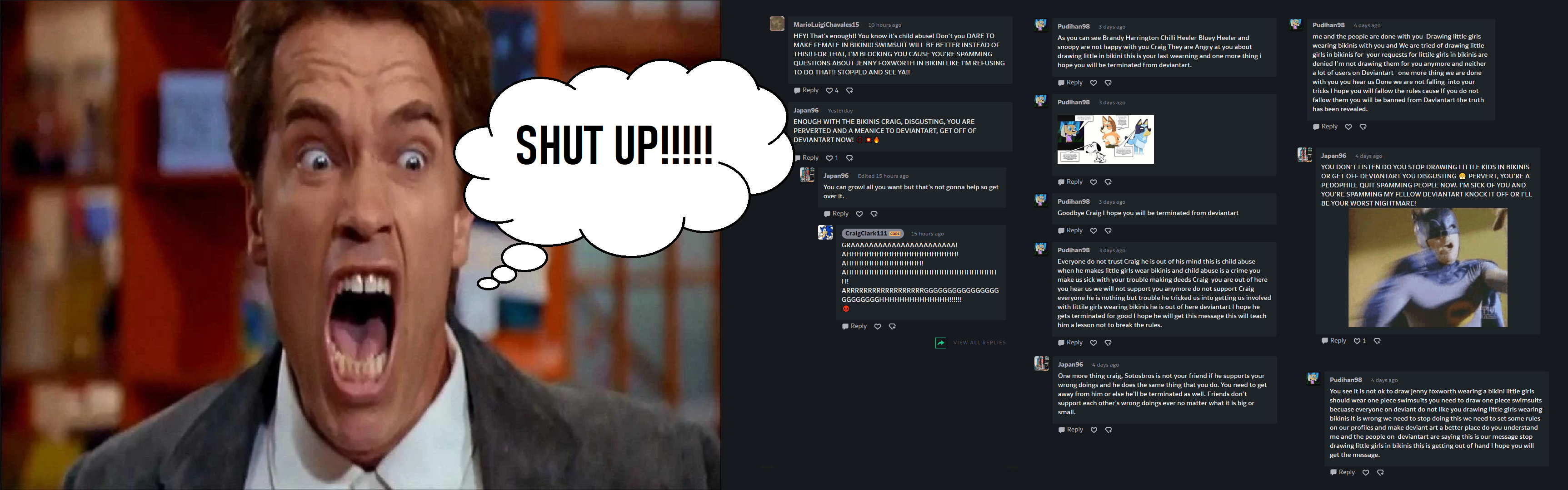 Angry Comments Example My reaction to angry comments towards Craig Clark by Ronboy793 on ...
