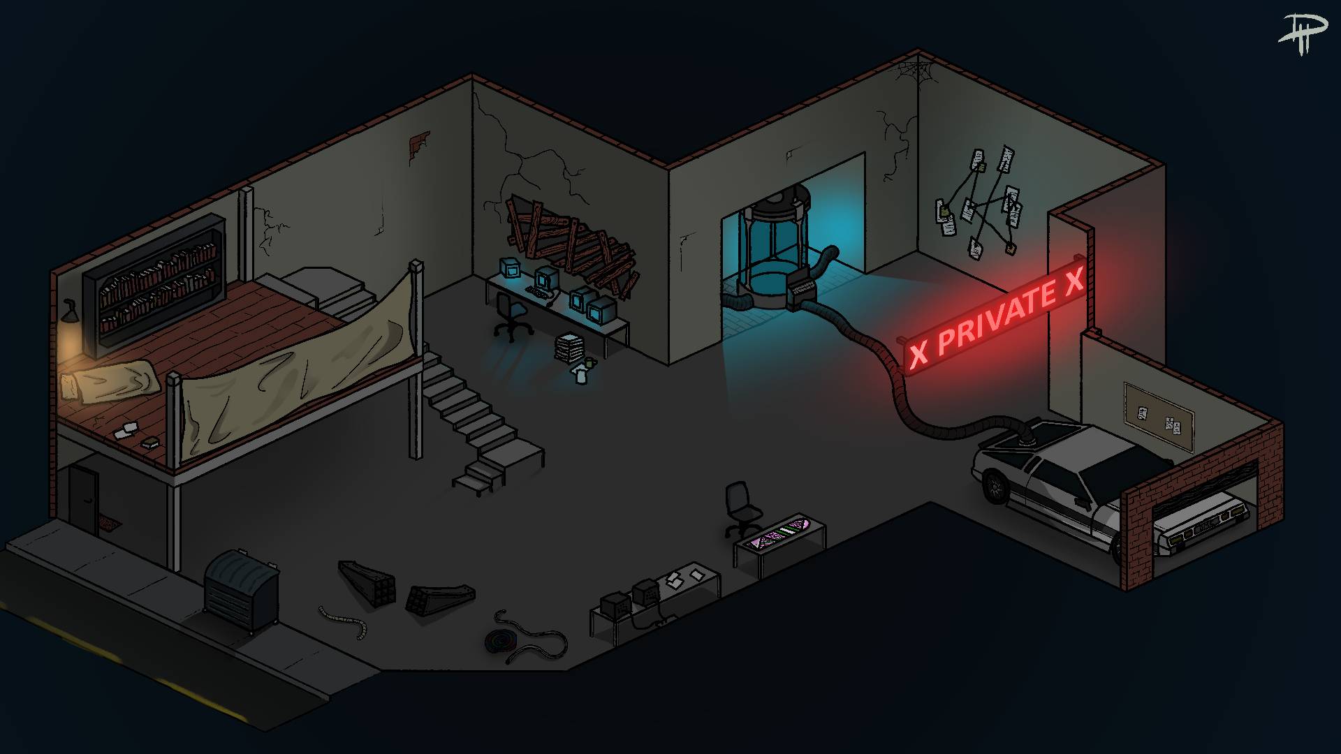 Doc's lab environment design by DarrenHunterConcepts on DeviantArt