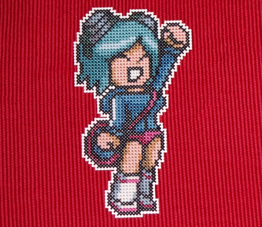 ramona flowers magnet x-stitch