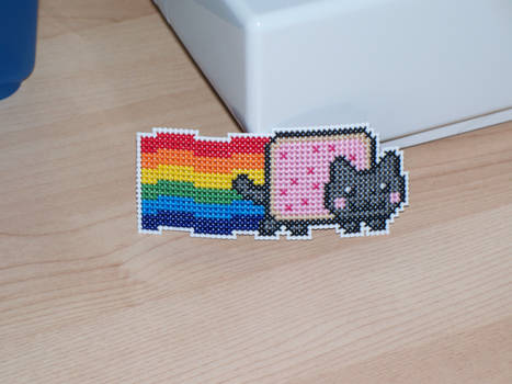 Nyancat Hair Barrette