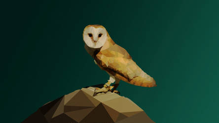 Low Poly Owl by Lhabitant