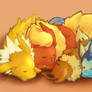 Sleepy Eeveelutions