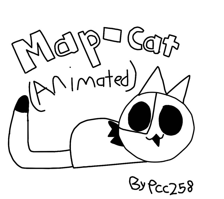 Mapoon Cat Map-Cat (Animated) by PCC258 on DeviantArt