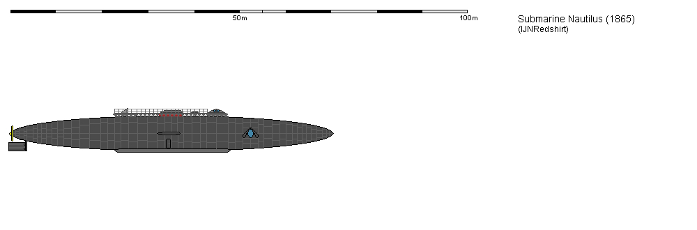 Jules Verne's Submarine Nautilus (1865)