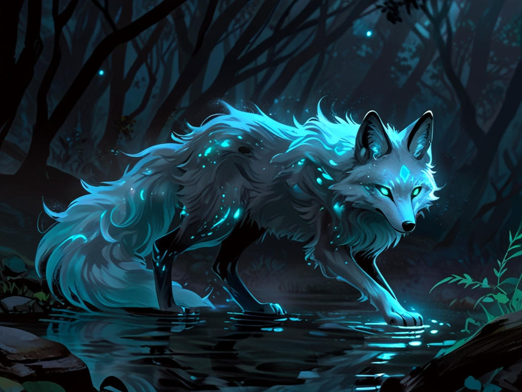 The shadow fox by Amikey1 on DeviantArt