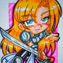 The warrior beauty Jane D' Arc