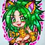 The cute savage Girl : cham cham
