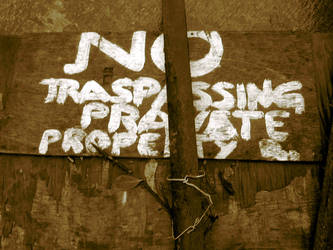 yes trespassing