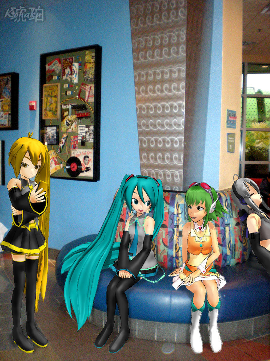 Vocaloid Disney Vacation: Pop Century Lobby