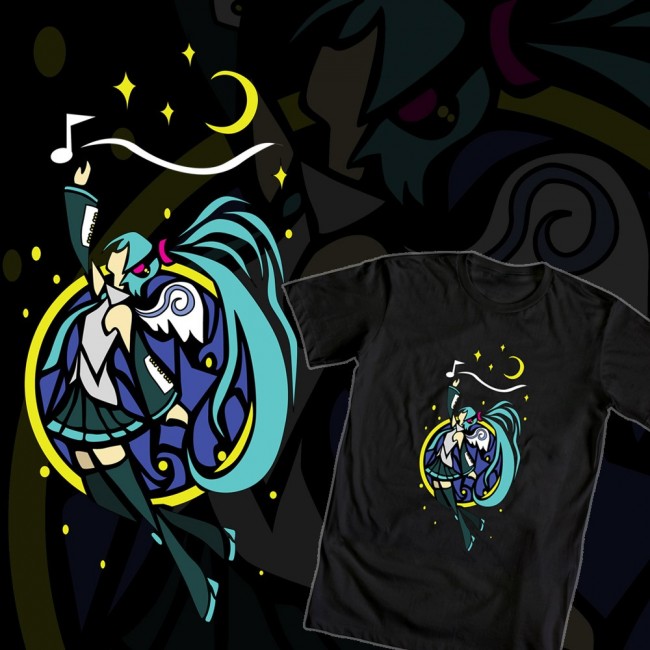 Angel Miku (Hatsune Miku T-Shirt Design #1)