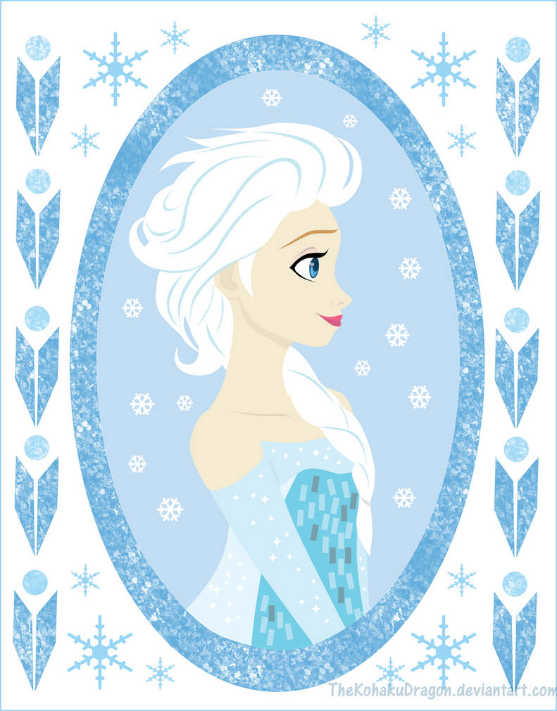 Queen Elsa by TheKohakuDragon