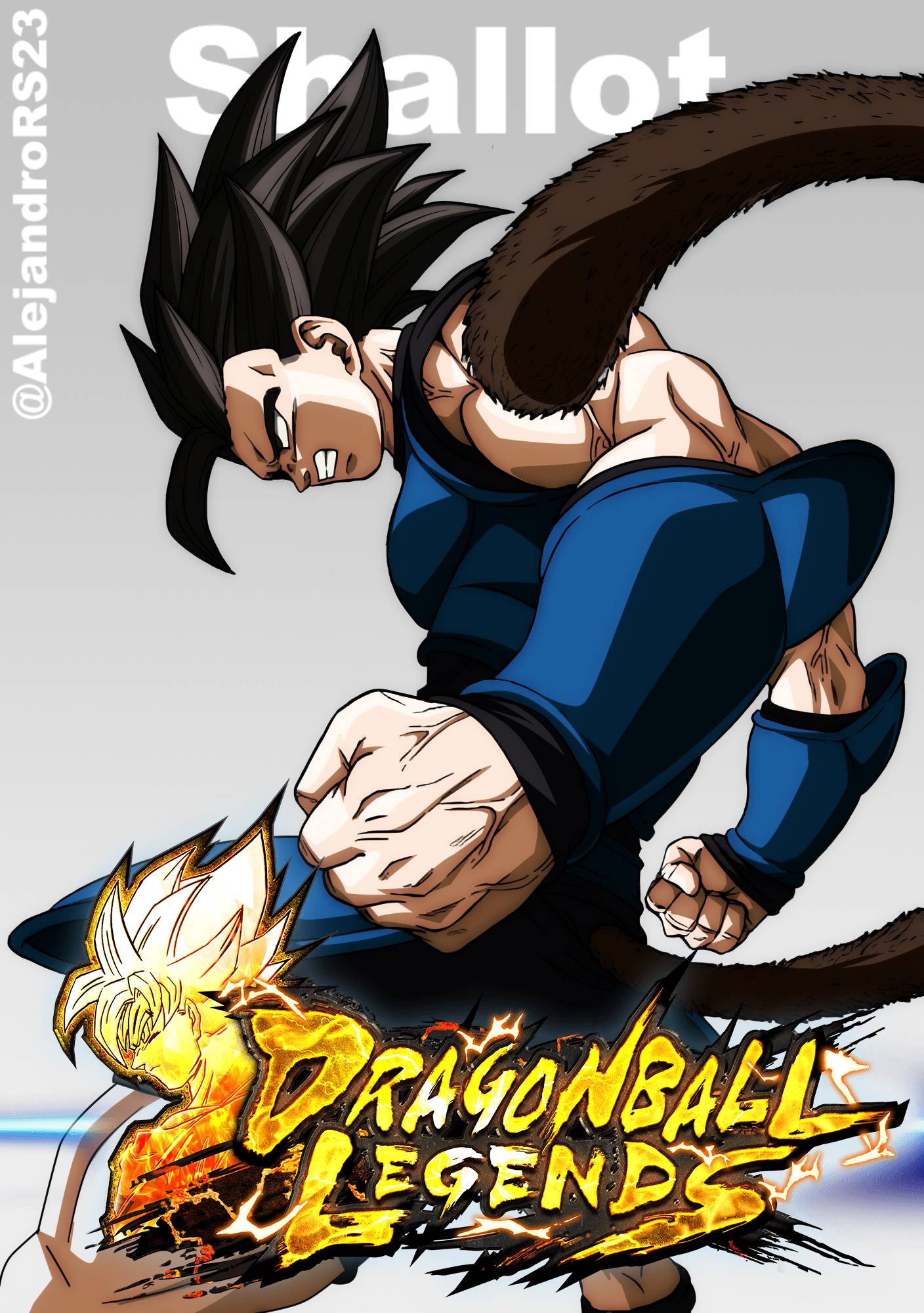 shallot (dragon ball and 1 more) drawn by zero-go