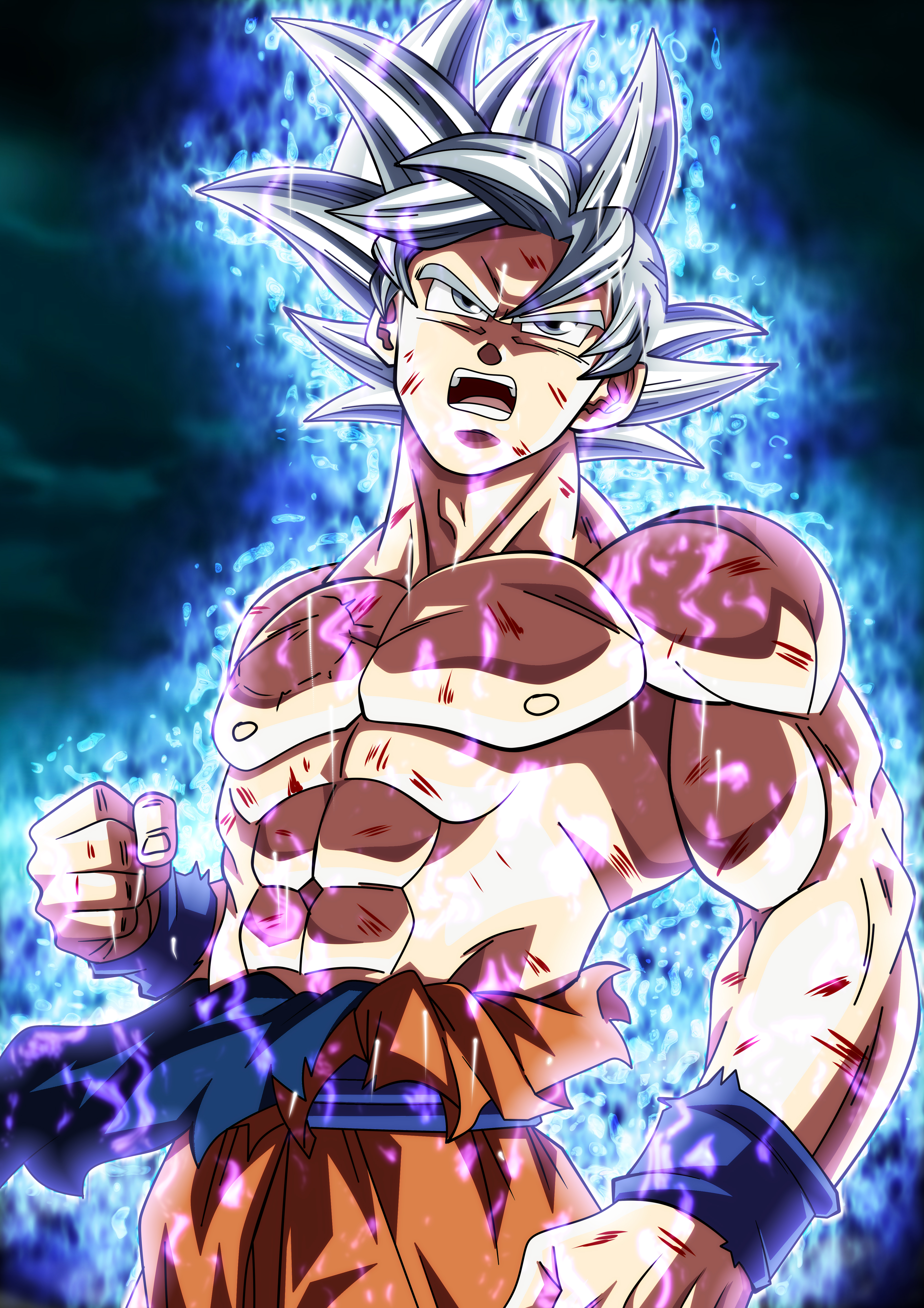 Goku ULTRA INSTINCT MASTERED by AlejandroDBS on DeviantArt