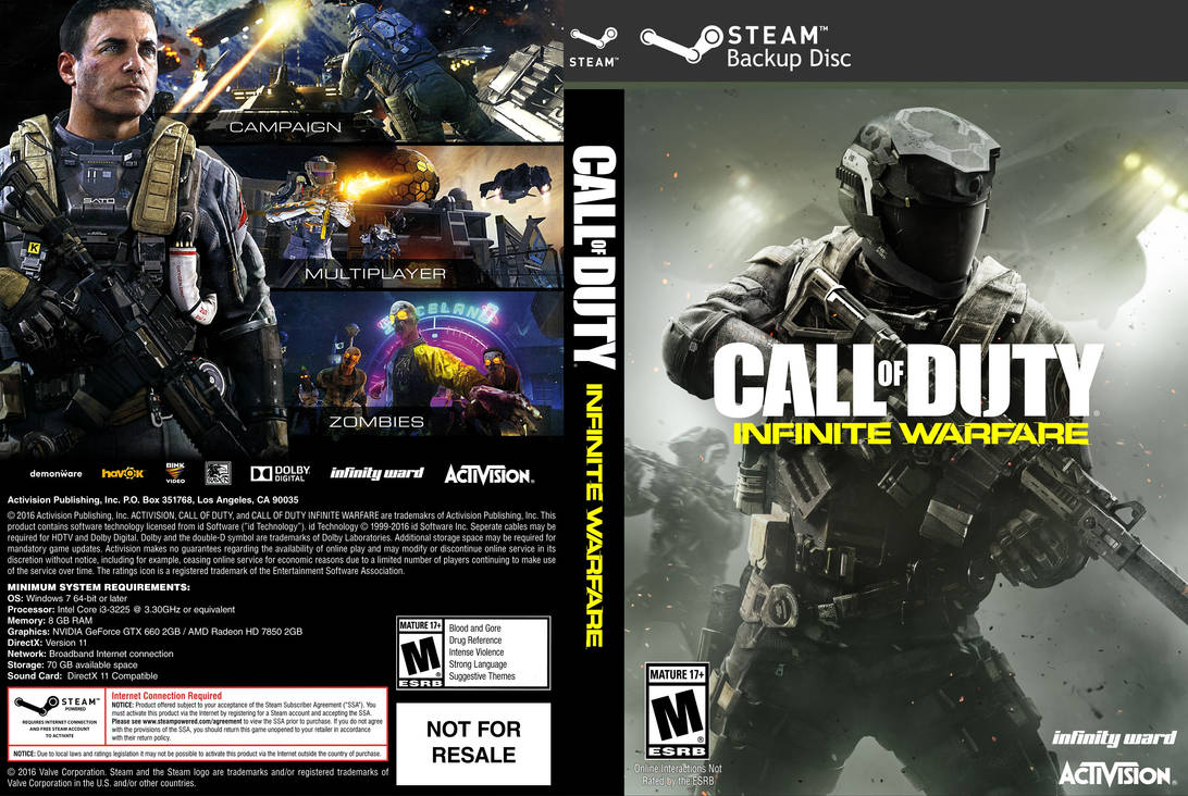 COD Infinite Warfare PC Cover by psycosid09 on DeviantArt