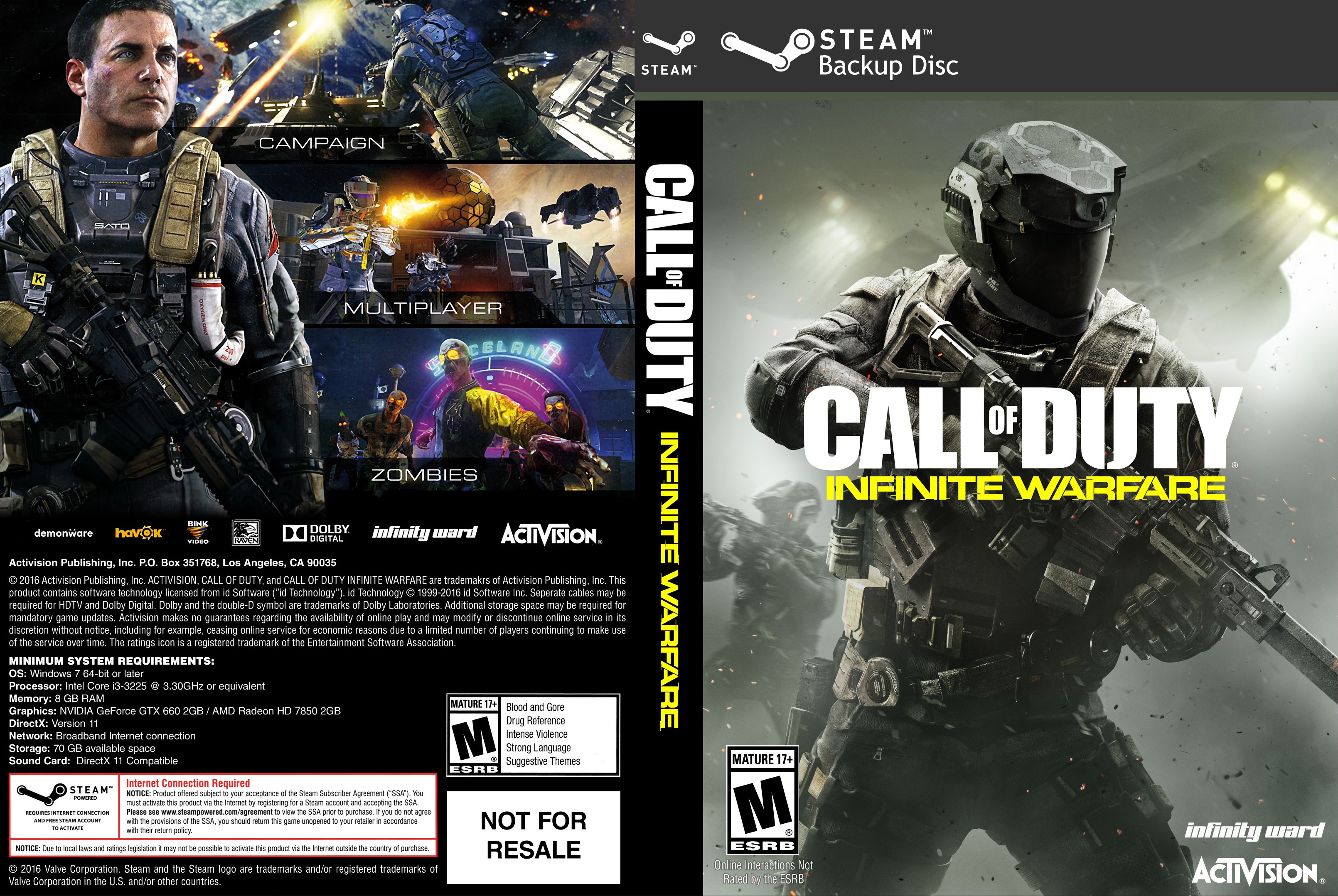  Call of Duty: Infinite Warfare - Standard Edition - PC