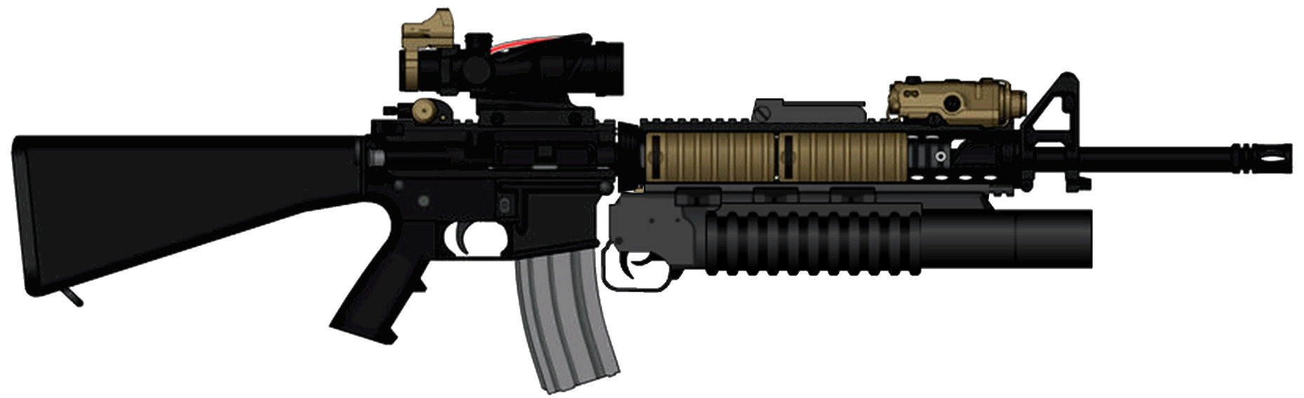M16A4 M203 Trijicon ACOG National Guard By Psycosid09 On DeviantArt m16a4-m203-trijicon-acog-national-guard-by-psycosid09-on-deviantart