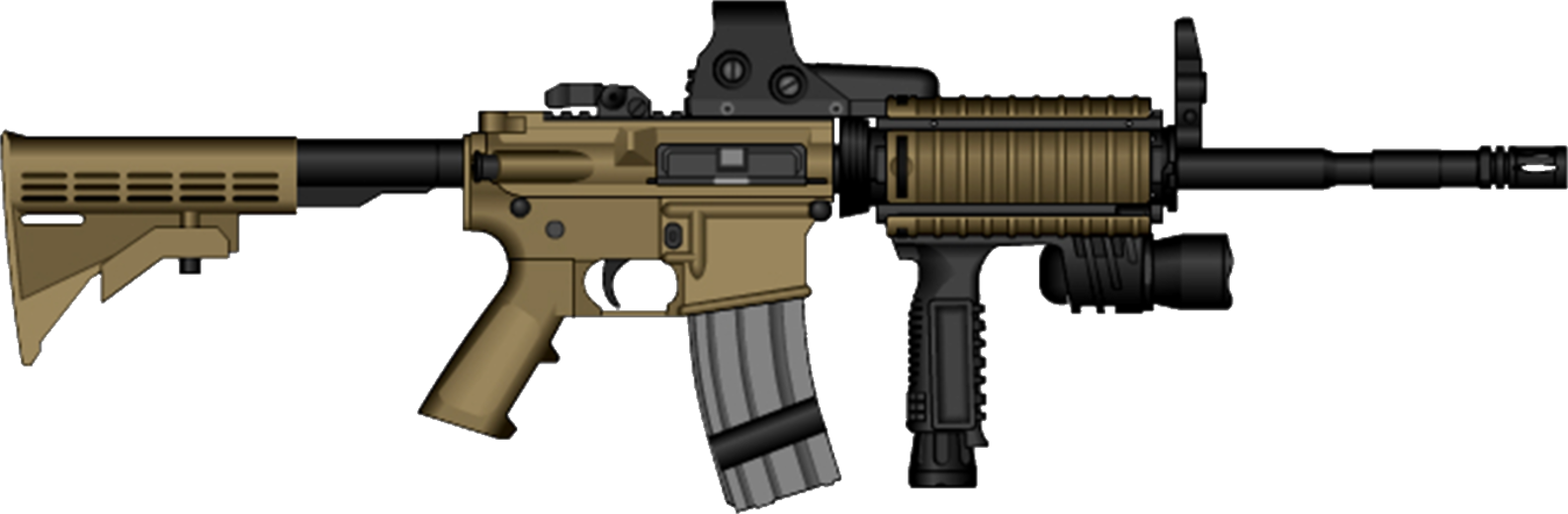 Soaps Rifle Cod 4 Soap's M4A1 from Call of Duty MW2 by psycosid09 on DeviantArt