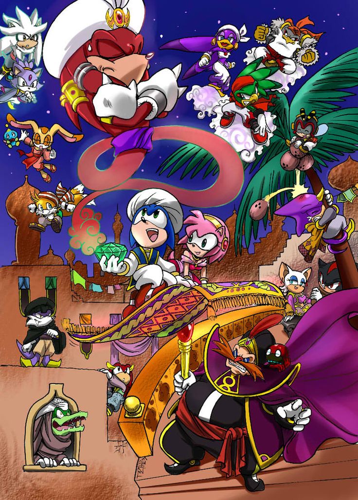 Sonic and the Magic Lamp (Aladdin Ripoff) Credits by psycosid09 on ...