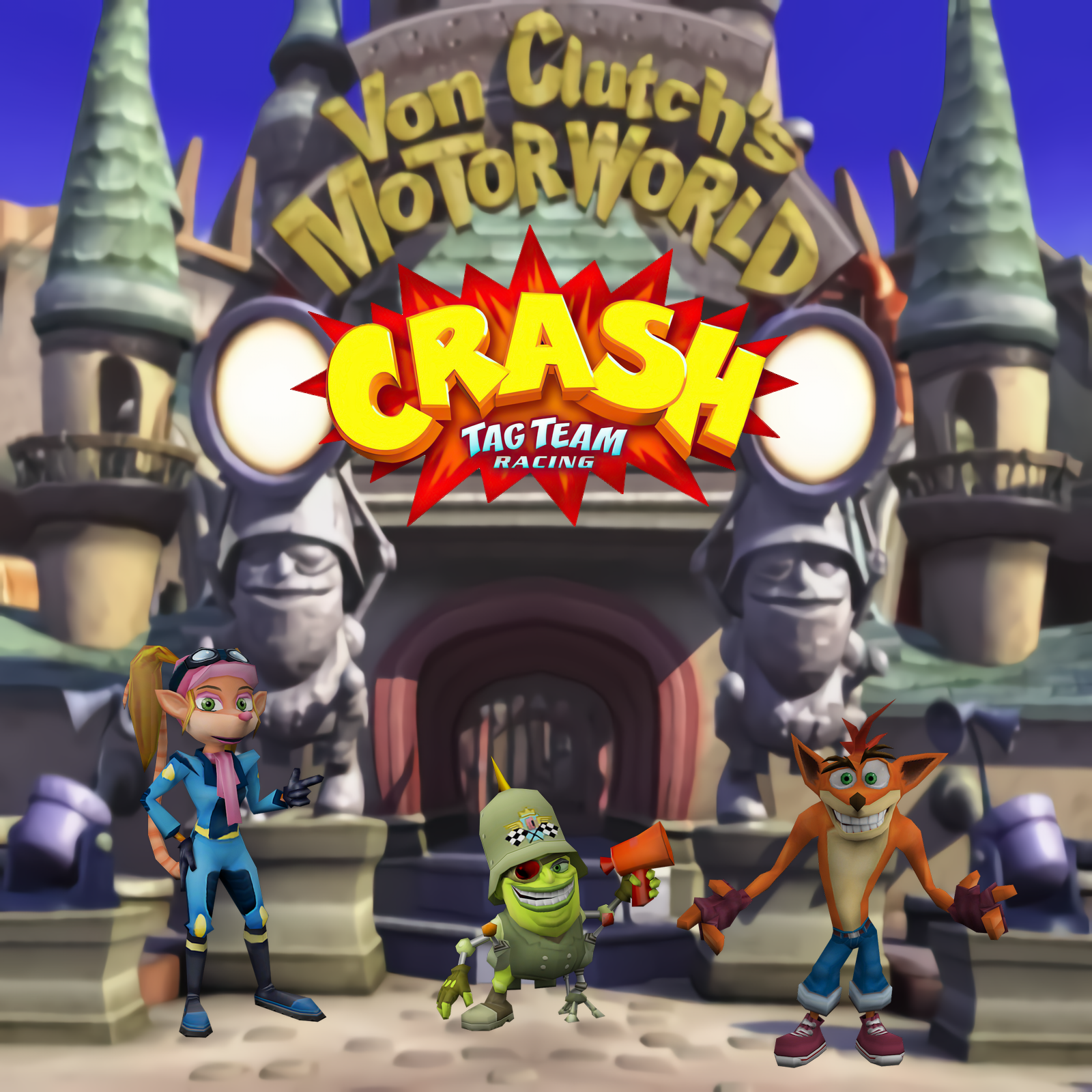 Crash Tag Team Racing Cortex Crash Tag Team Racing OST Cover by psycosid09 on DeviantArt