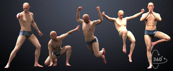 5-pack Male Poses