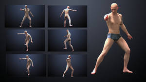 Male Pose Reference 360