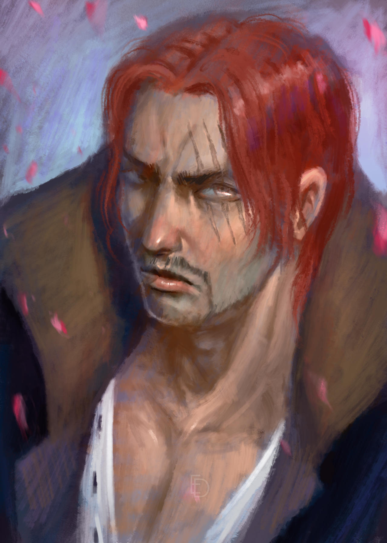 Red-Haired Shanks by artofedph on DeviantArt