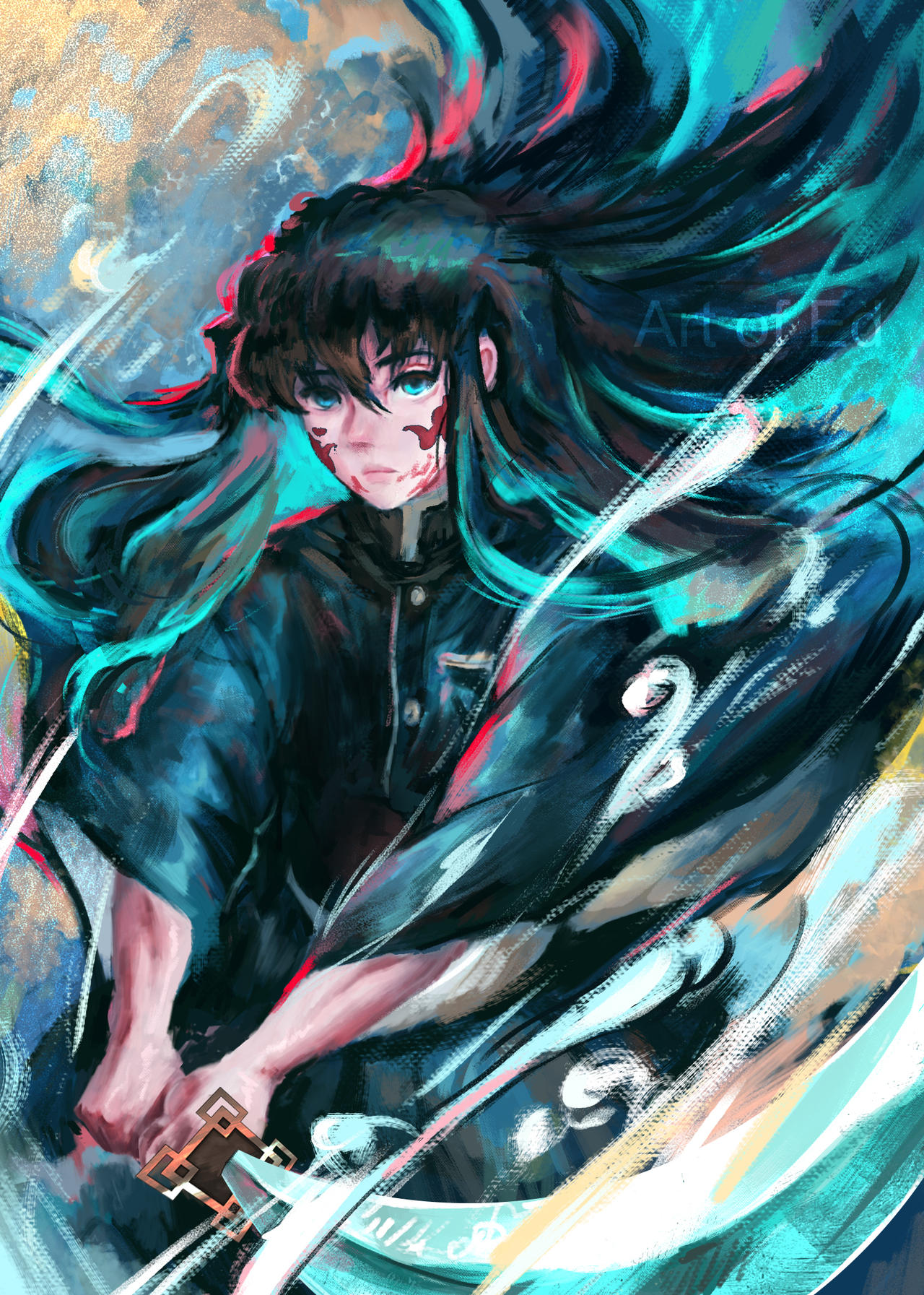 Muichiro Text Muichiro Tokito by artofedph on DeviantArt