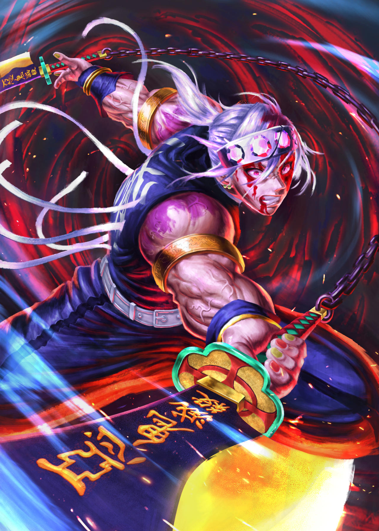 Tengen Uzui By Artofedph On DeviantArt tengen-uzui-by-artofedph-on-deviantart