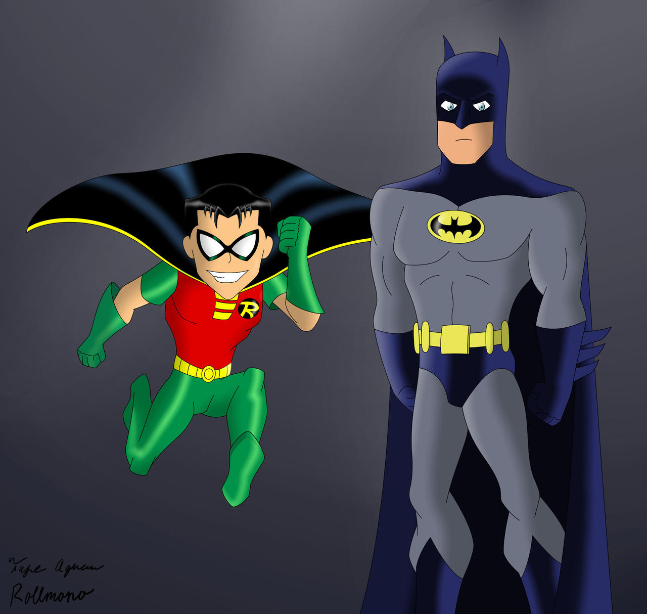 Batman and Robin by Rollmono on DeviantArt