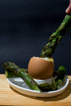 Egg with Asparagus Soldiers