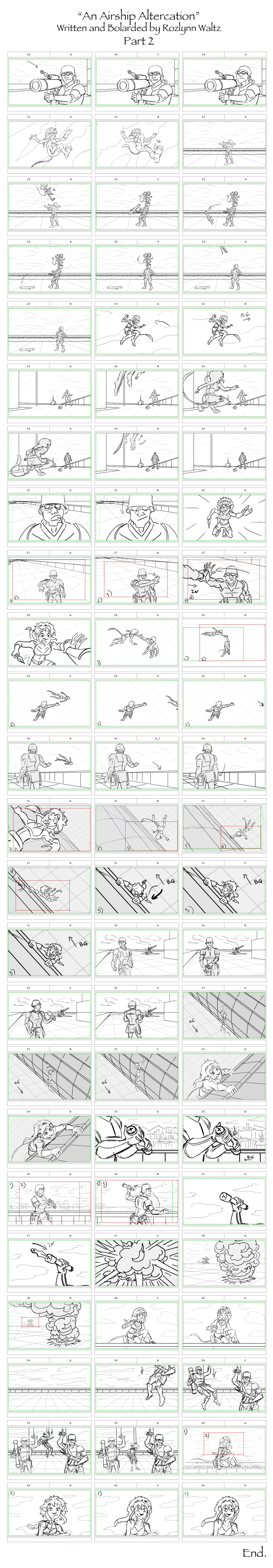 An Airship Altercation - Storyboards - Part 2