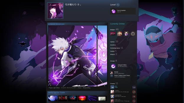 Which Steam Background for Artwork Showcase is Your Favorite? (anime) : r/ Steam