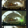 Process of Steampunk Ship: BH