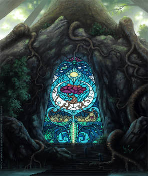 Entrance To The Sacred Tree III