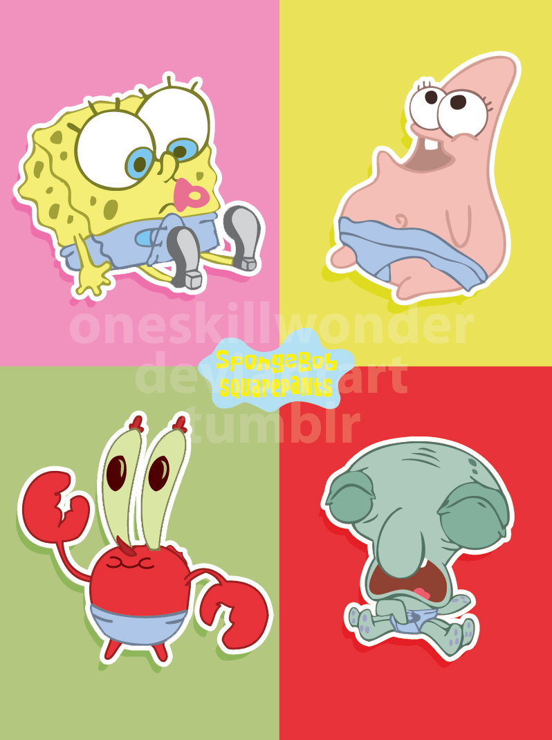 Baby Spongebob Poster