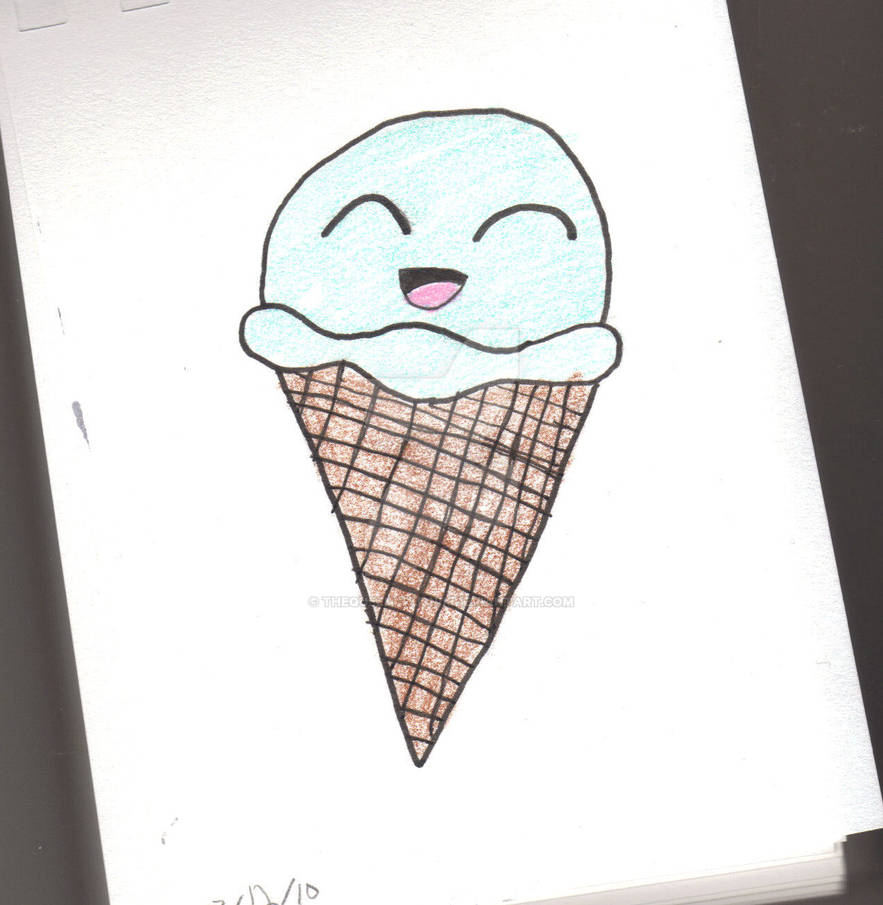 Happy Ice Cream Cone by TheQueenCrusnik on DeviantArt