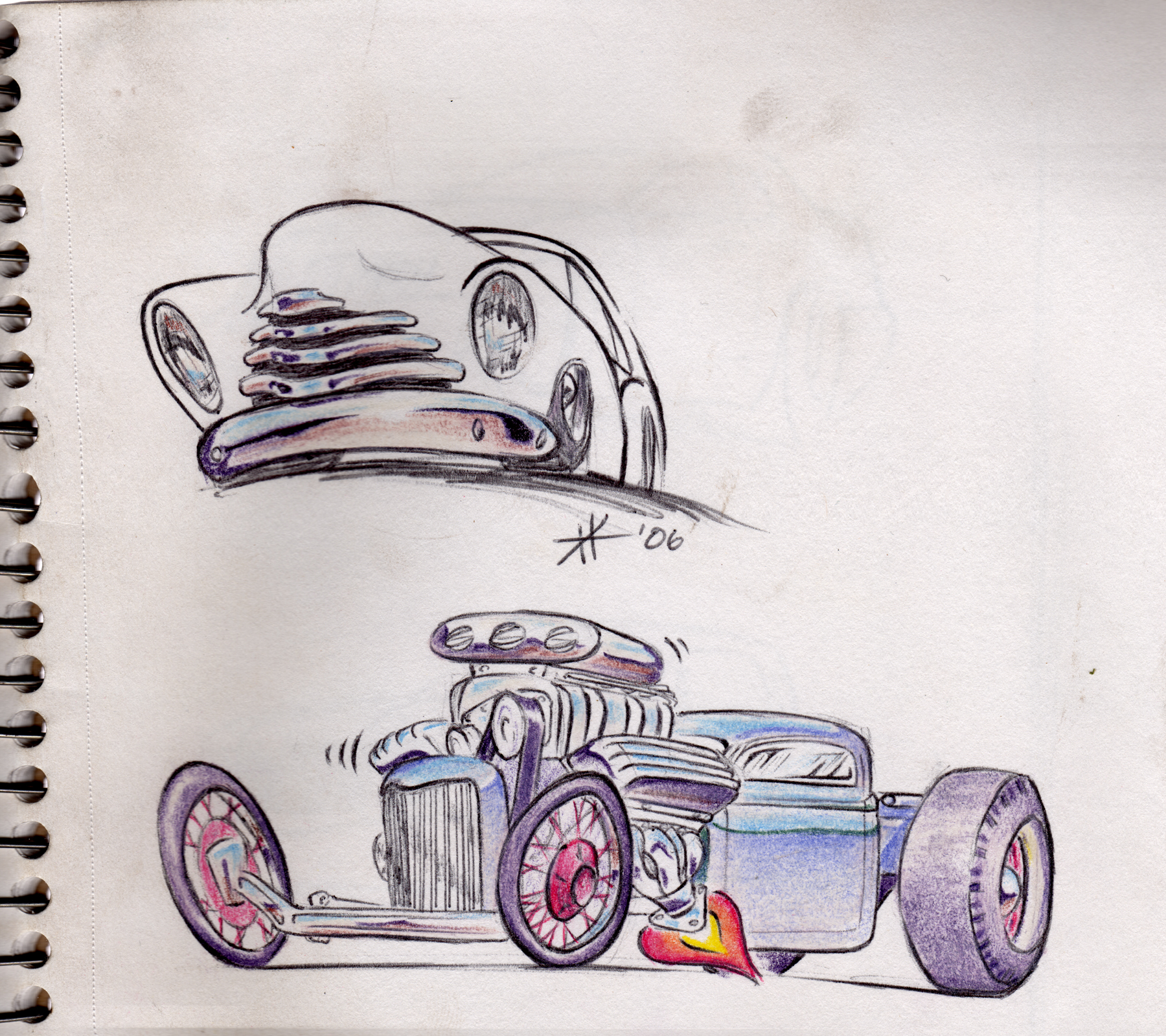 hot rod sketches by KrisKustomPaint on DeviantArt hot rod sketches by KrisKustomPaint on DeviantArt