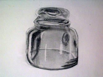 Drawing Study: Glass Jar