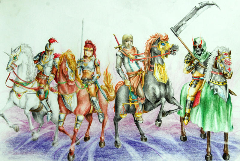 4 Knights of Apocalypse by Artmancer on DeviantArt