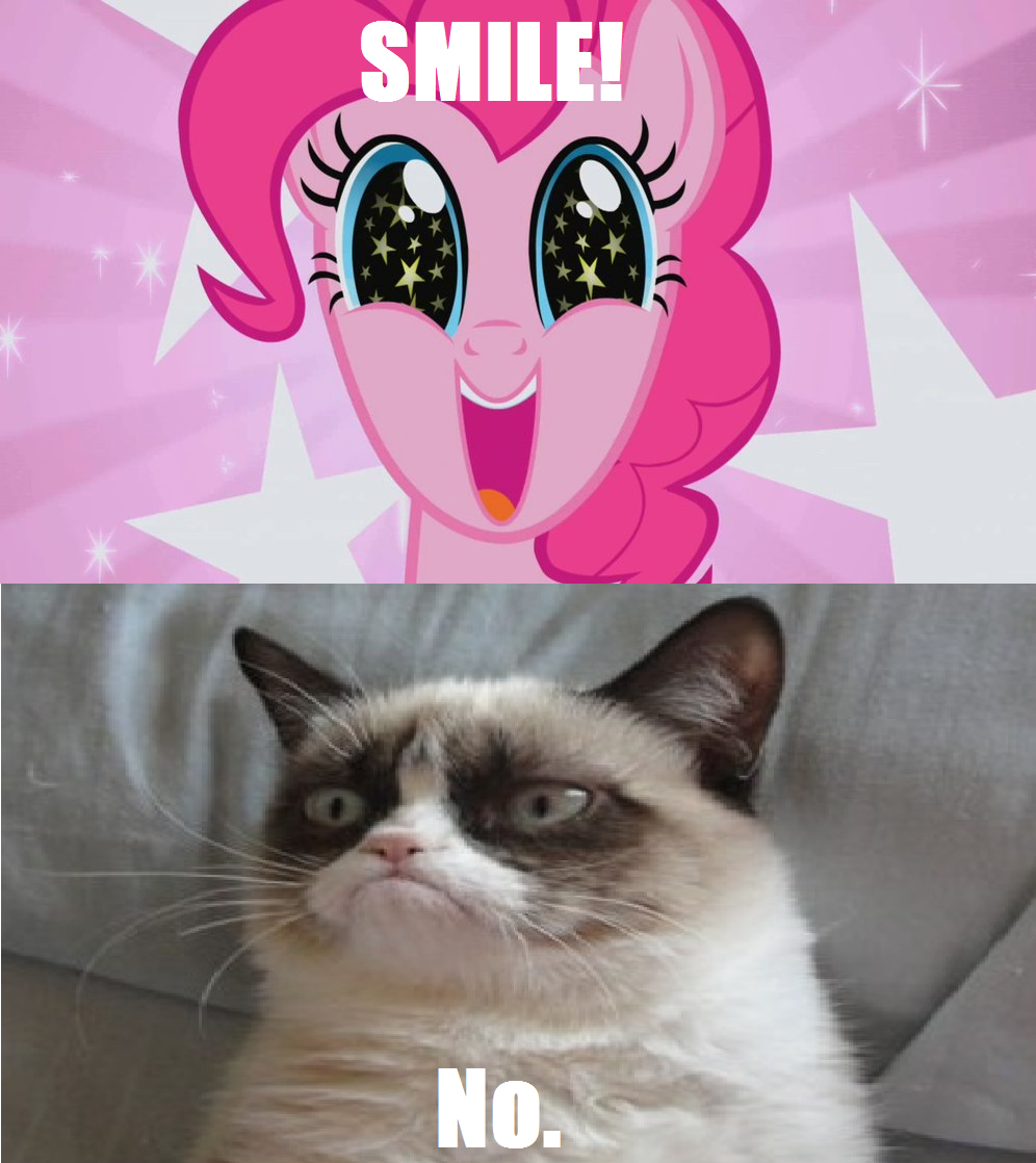 Grumpy Mlp Grumpy Cat My Little Pony