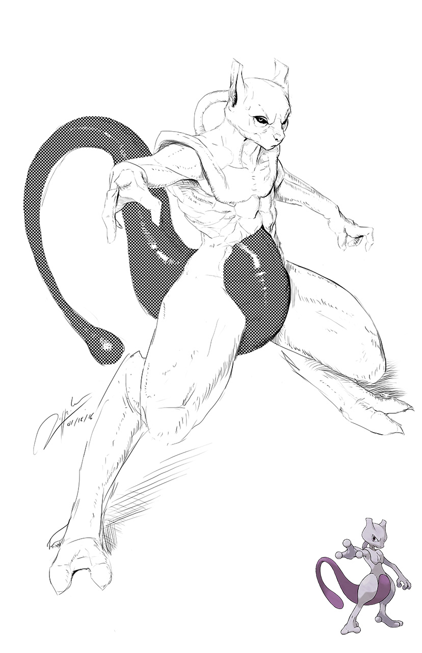 Mewtwo (sketch)