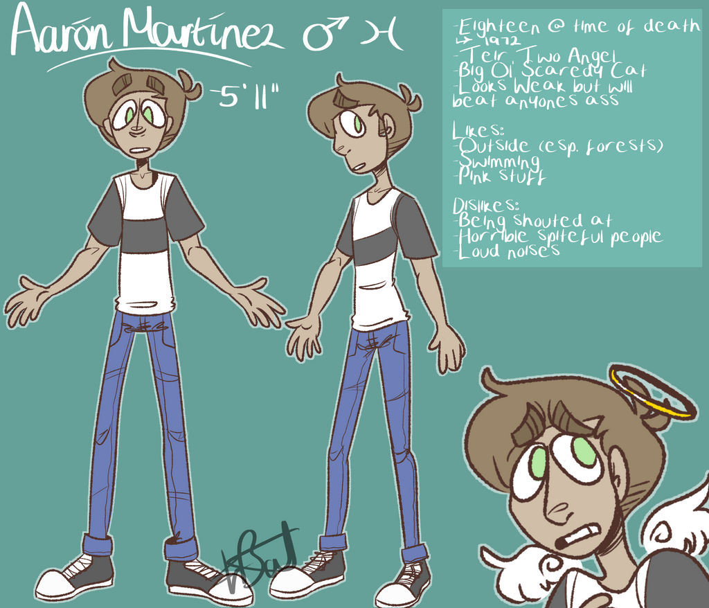 Aaron Reference Sheet by LuthyDraws on DeviantArt