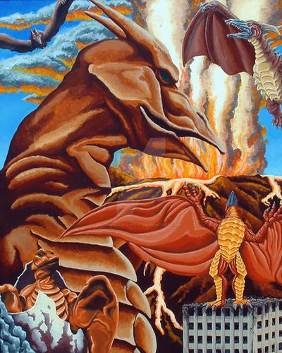 Rodan at 50 by monsterartist on DeviantArt