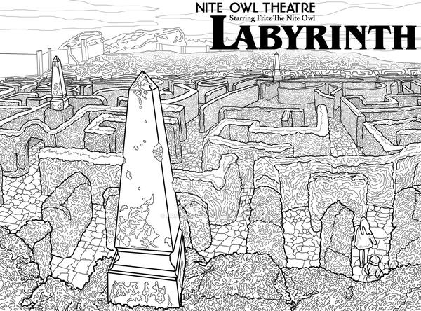 Labyrinth Ink Drawing by monsterartist on DeviantArt