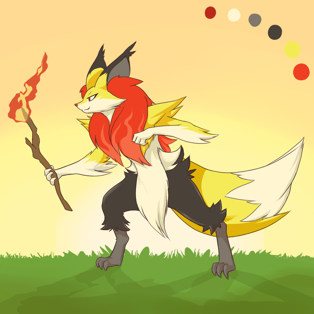 Delphox Alternate Art