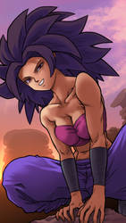 Fighting to Heal and Draw Caulifla