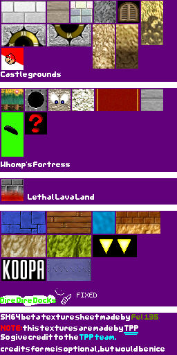 SM64 beta texture sheet by F135DV on DeviantArt
