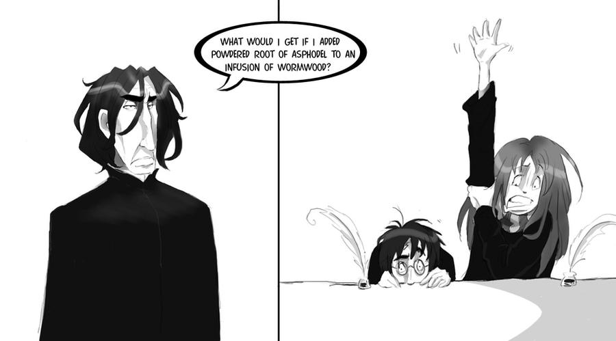 Snape Rage The Intimidating Mr. Snape by nebulafire on DeviantArt