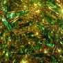 Green Christmas Tinsel Texture